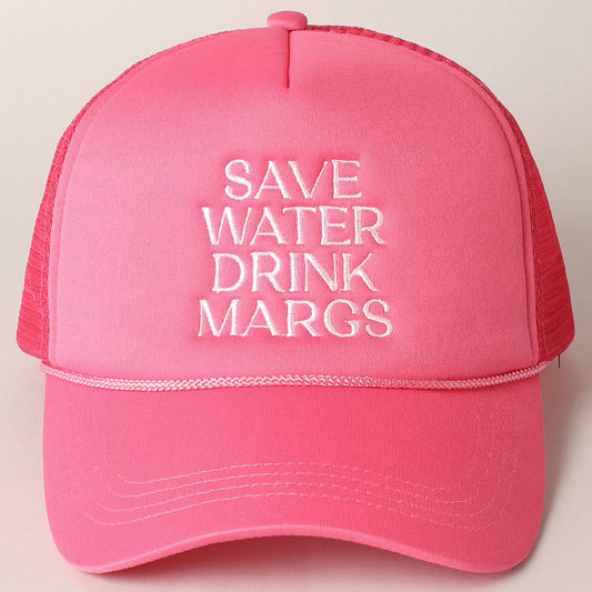 "SAVE WATER DRINK MARGS" Trucker Hat