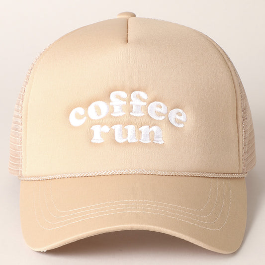 "coffee run" Trucker Hat