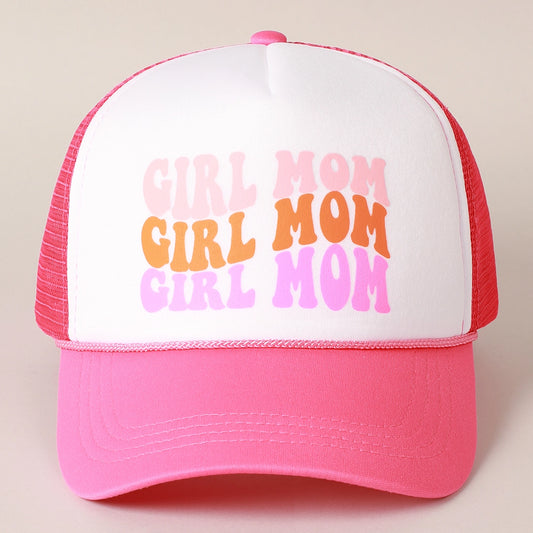 "Girl Mom" Trucker Hat