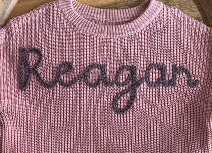 The Cozy Sweater - Rose Pink