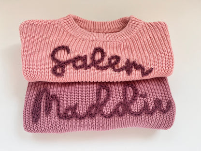 The Cozy Sweater - Rose Pink