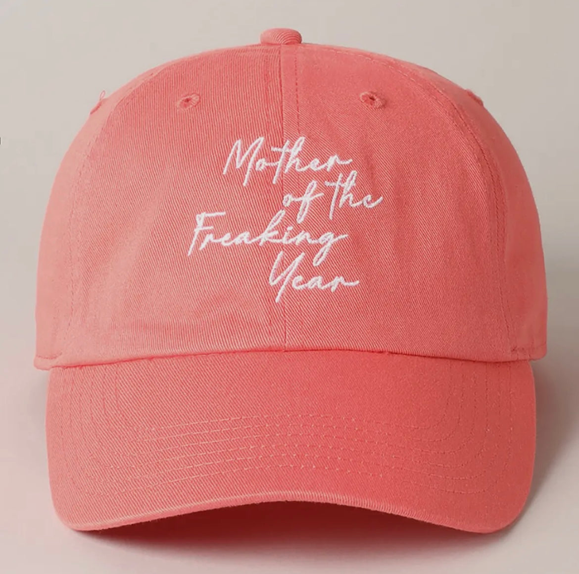 "Mother of the Freaking Year" Baseball Cap