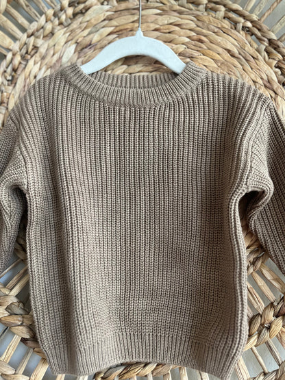 The Cozy Sweater - Gray Khaki