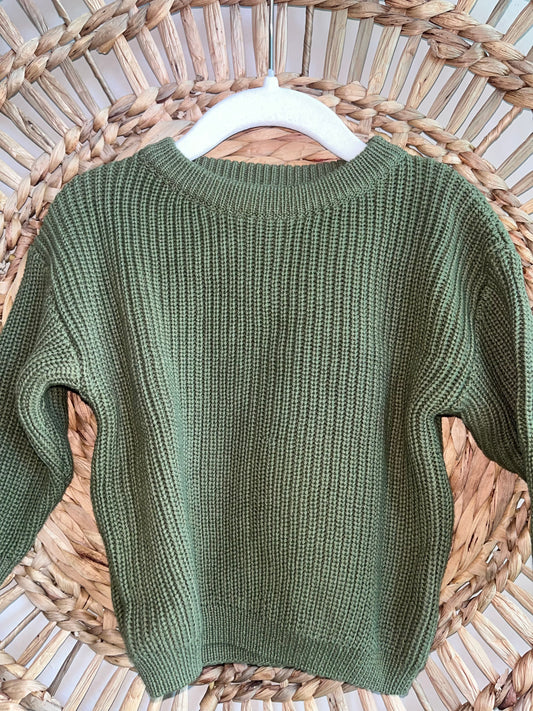 The Cozy Sweater - Green