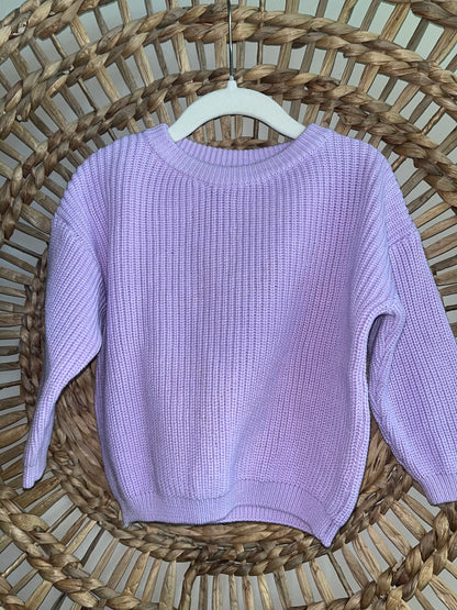 The Cozy Sweater - Purple